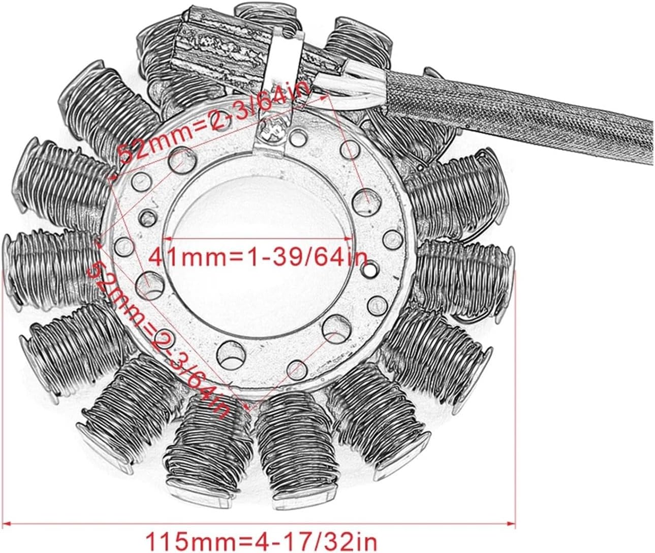 ジェネレーター ステーター コイル Kawasaki ZX1400 ZZR1400 ZX ZZR